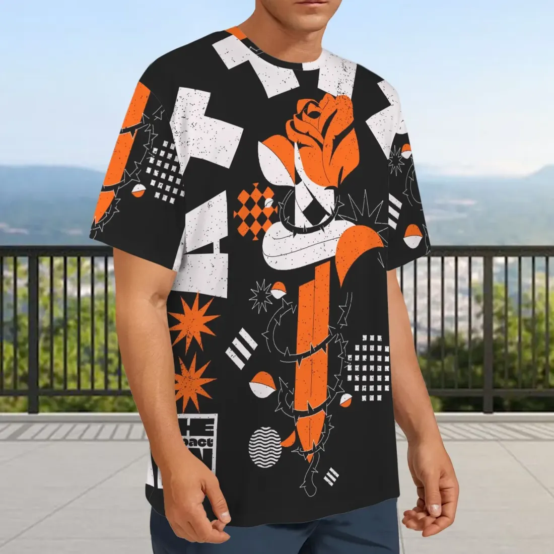 Round Neck Loose T-Shirts — photo 3