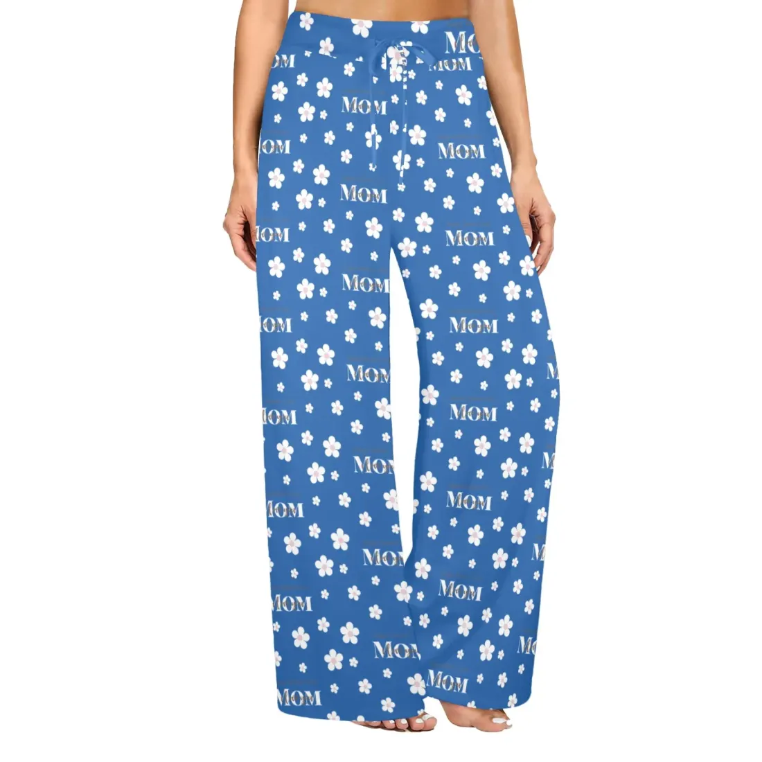 Women's Wide Leg Lounge Pants (Model L77)