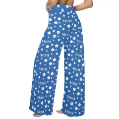 Women's Wide Leg Lounge Pants (Model L77) thumbnail 3