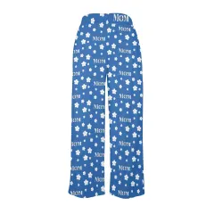 Women's Wide Leg Lounge Pants (Model L77) thumbnail 4