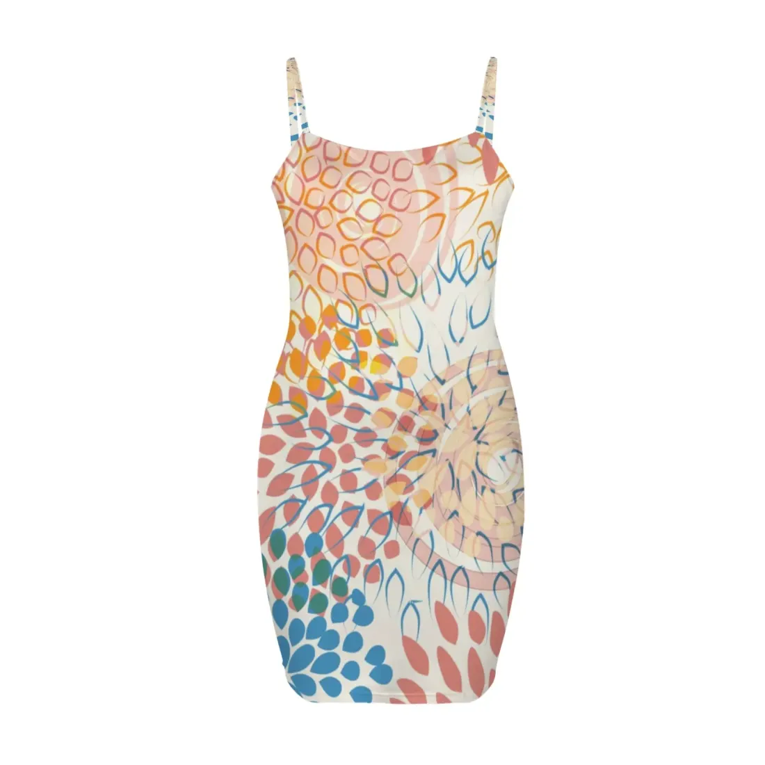 Backless Spaghetti Strap Bodycon Dress — photo 4