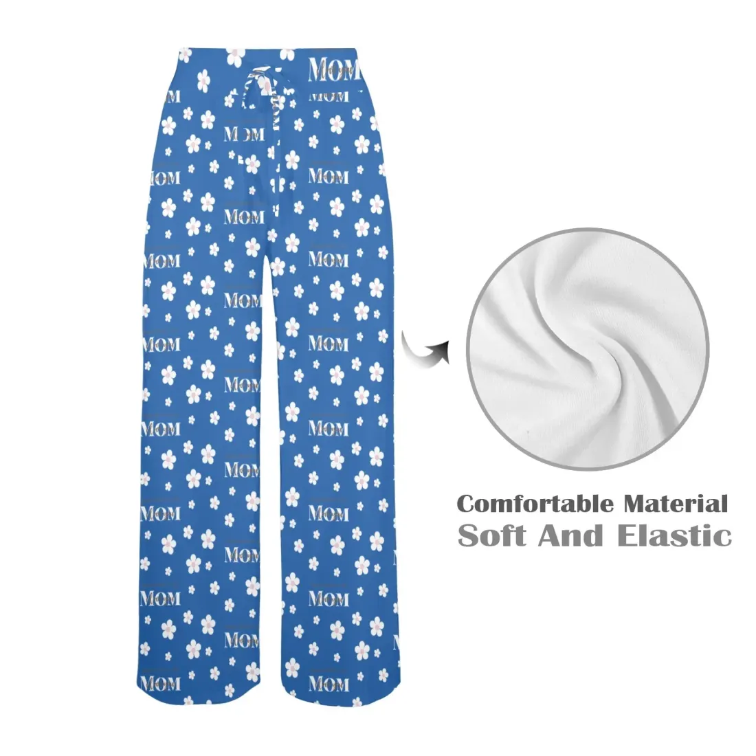 Women's Wide Leg Lounge Pants (Model L77) — photo 5