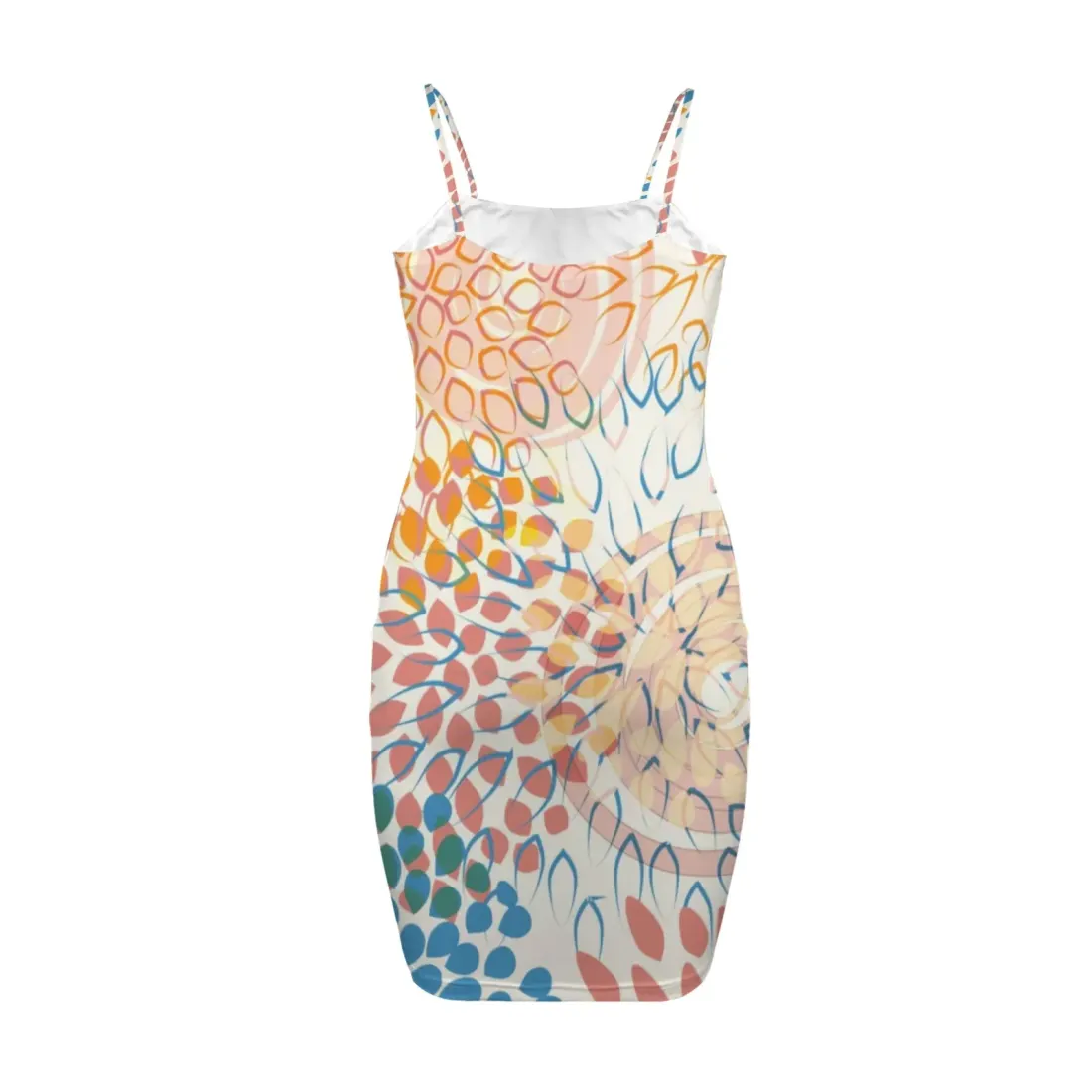 Backless Spaghetti Strap Bodycon Dress — photo 5