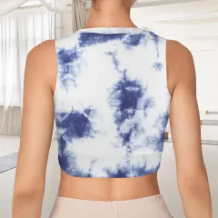 Sleeveless Yoga Crop Active Tank Tops thumbnail 3