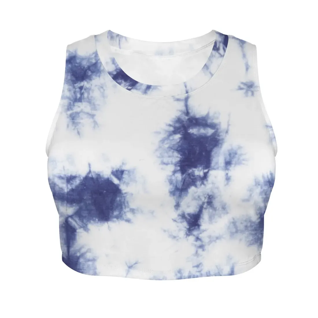 Sleeveless Yoga Crop Active Tank Tops — photo 4