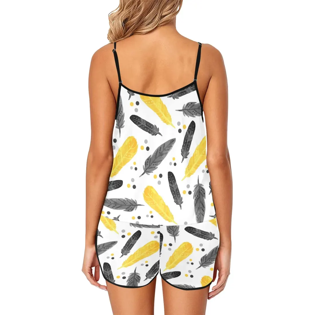 Women's Spaghetti Strap Cami Short Pajama Set (Model Sets 08) — photo 2