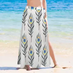 Knotted Long Swimwear Cover Up thumbnail 1