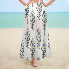 Knotted Long Swimwear Cover Up thumbnail 3