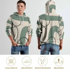 Double-Layer Hood All-Over Print Unisex Adult Hoodie thumbnail 4