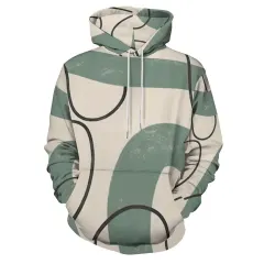 Double-Layer Hood All-Over Print Unisex Adult Hoodie thumbnail 5