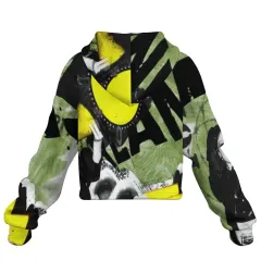 All-Over Print Cropped Hoodie thumbnail 3