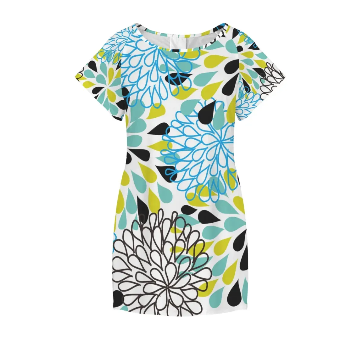 Women's Casual Round Neck Short Sleeve Dress — photo 4