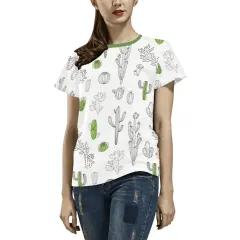 Women's All Over Print T-shirt (USA Size) (Model T40) thumbnail 3