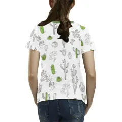 Women's All Over Print T-shirt (USA Size) (Model T40) thumbnail 4