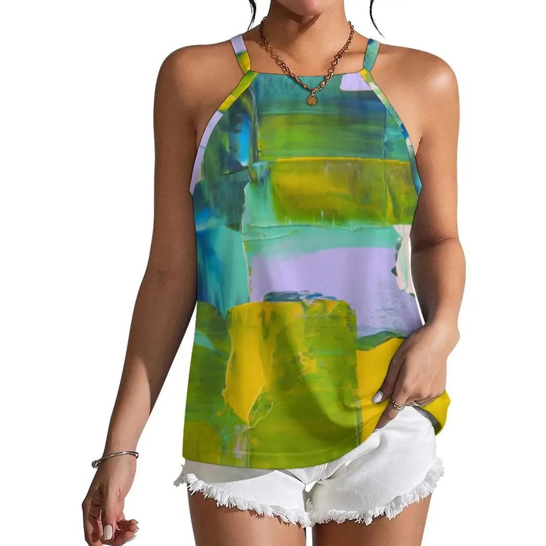 Women's Halter Tank Top — photo 2