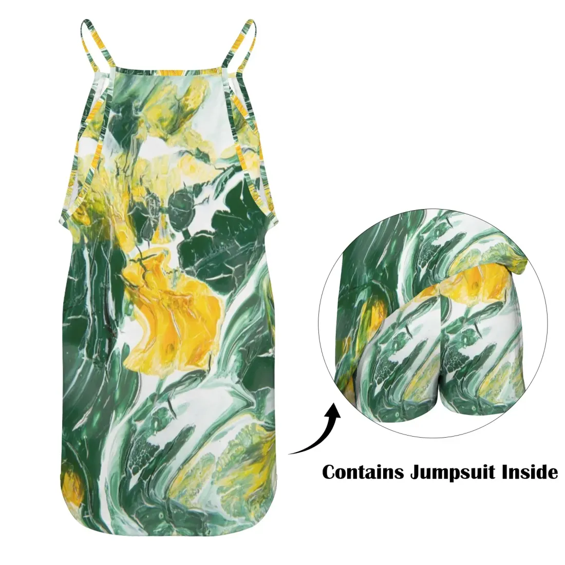 Women's Double-Layered Camisole Dress (Model D70) — photo 4