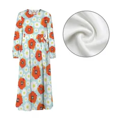 Personalized Round Neck Belted Maxi Dress thumbnail 4