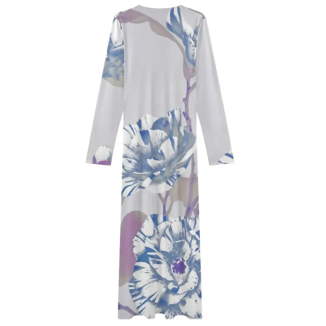 Long-Sleeve Draped Bodycon Dress — photo 2