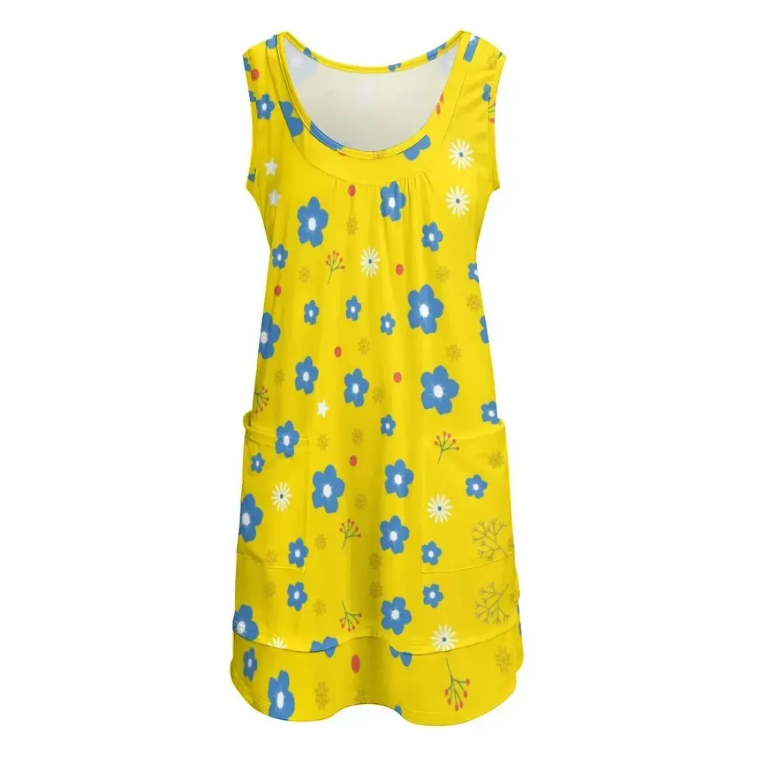Sleeveless U-Neck Dress — photo 2