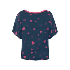 Women's Batwing Sleeve T-Shirt (Model T44) thumbnail 2