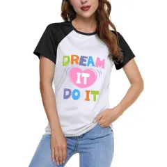 Women's Short Sleeve Raglan T-Shirt（Front Printing） thumbnail 1