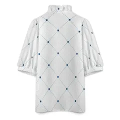 Women's Ruffle Collar Blouse thumbnail 3