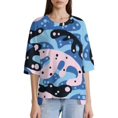 Women's Drop Shoulder Short Sleeve Tee thumbnail 1
