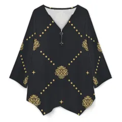 Women's V-Neck Zip Top thumbnail 2
