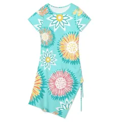 Drawstring Slit Hem Dress thumbnail 2