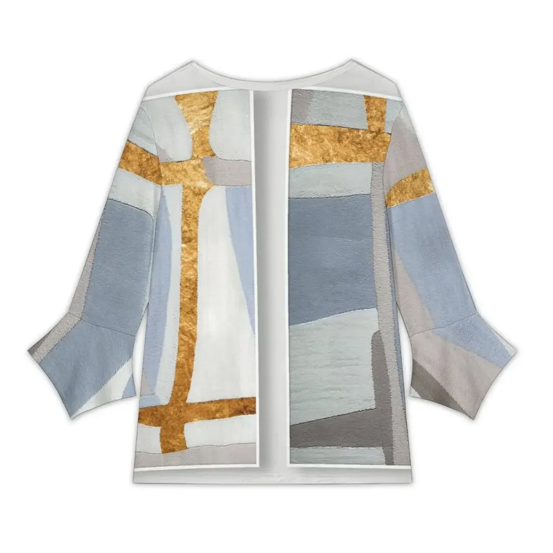 Women's V-Neck Petal Sleeve Blouse — photo 3