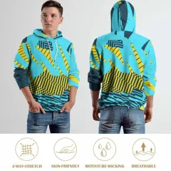 Unisex Loose-Fit All-Over Print Hoodie thumbnail 3