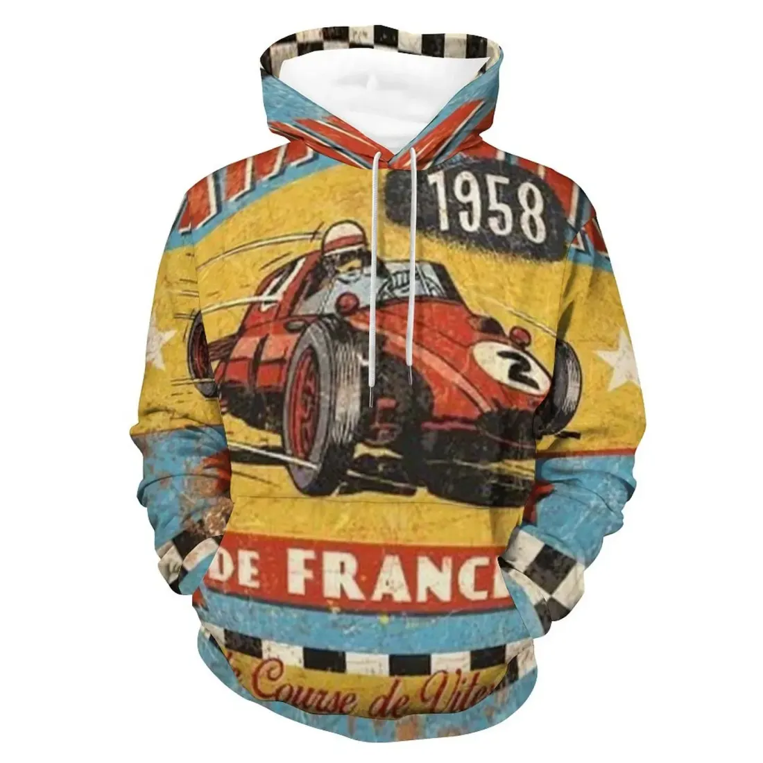 All Over Print Loose Fit Unisex Hoodie — photo 4