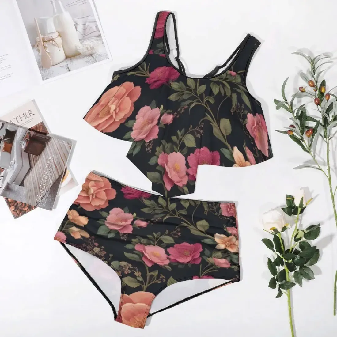Plus Size Two-piece Swimsuit (FT5095) — photo 2