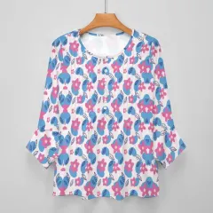 Women's Ruffled Petal Sleeve Top thumbnail 5