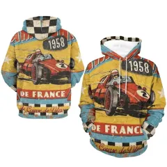 All Over Print Loose Fit Unisex Hoodie thumbnail 6