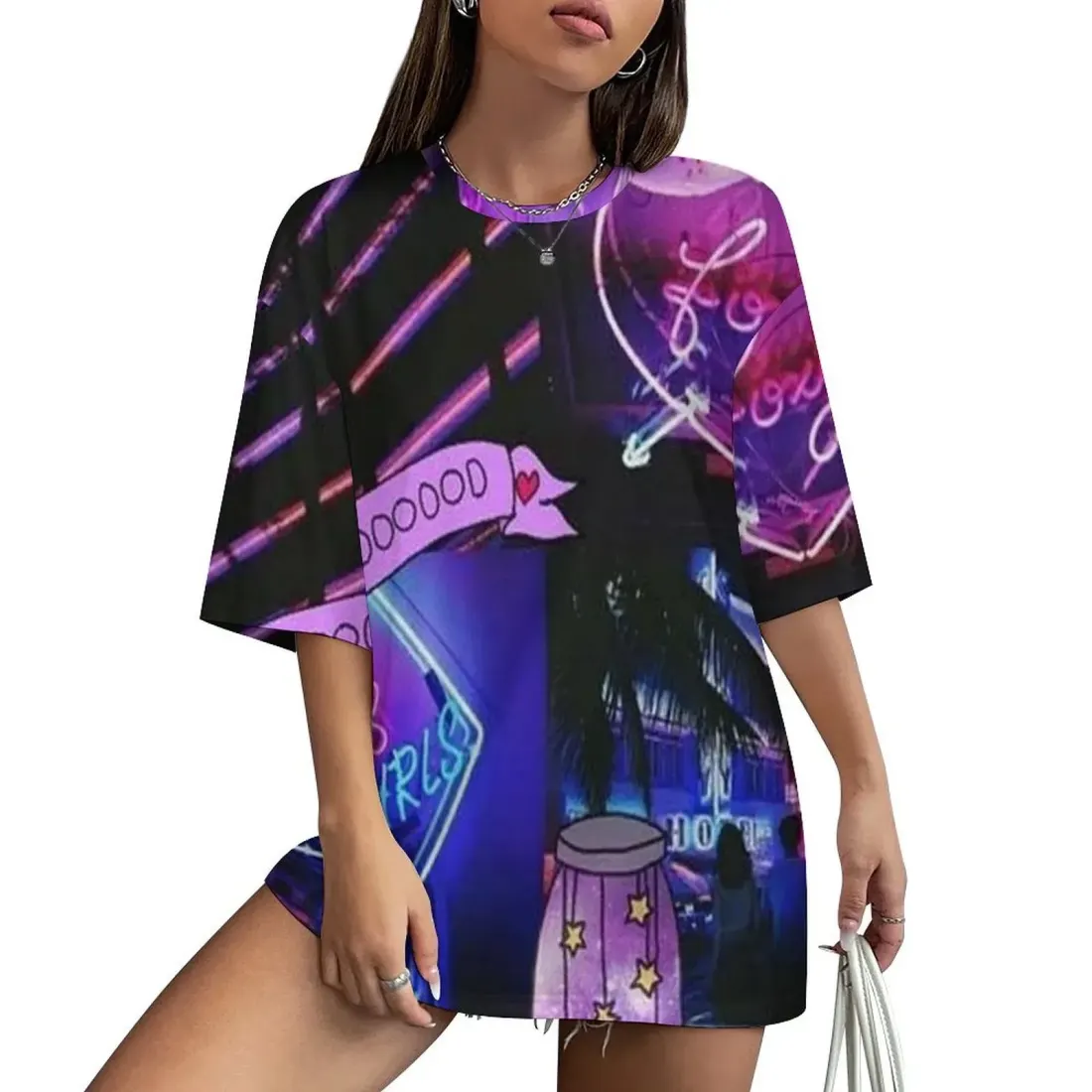 Drop-Shoulder Mid-Sleeve T-Shirt — photo 3
