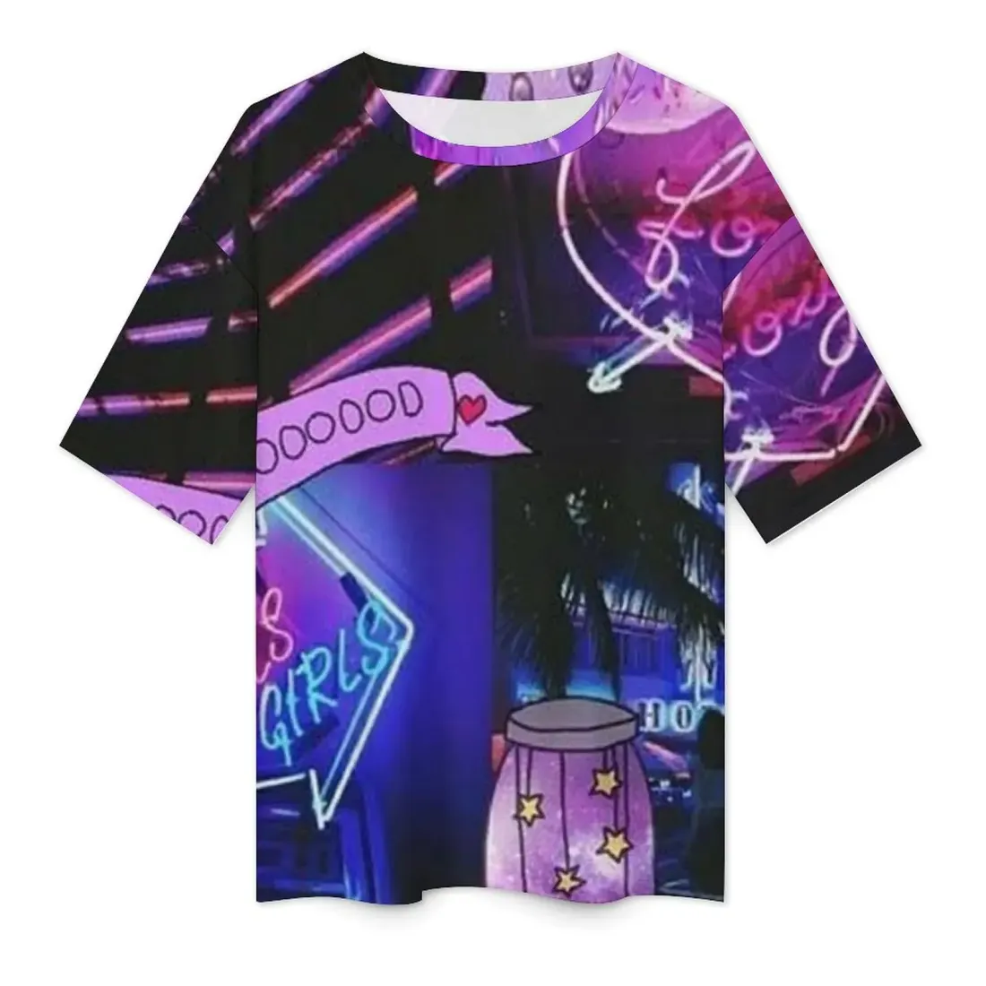 Drop-Shoulder Mid-Sleeve T-Shirt — photo 6