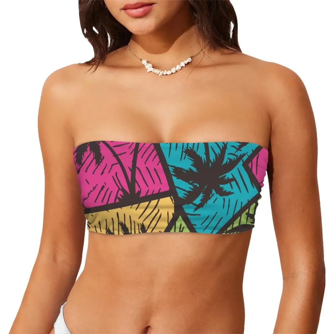 Chest Wrap Bikini Top (Model S36) — photo 2