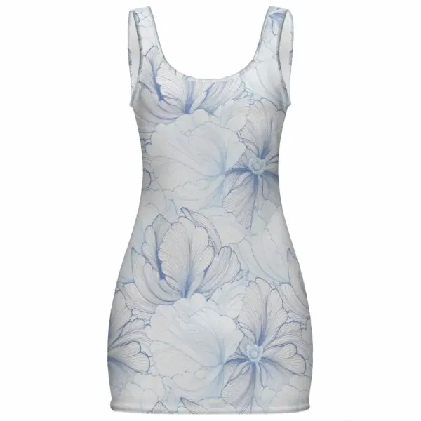 Summer Basic Bodycon Tank Dress