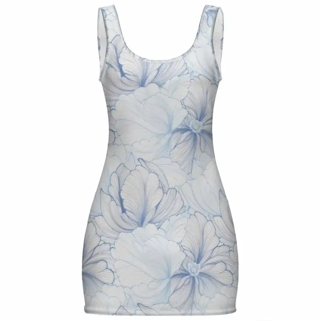 Summer Basic Bodycon Tank Dress