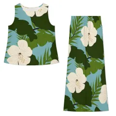 Chiffon Sleeveless Top and Pants Set thumbnail 3