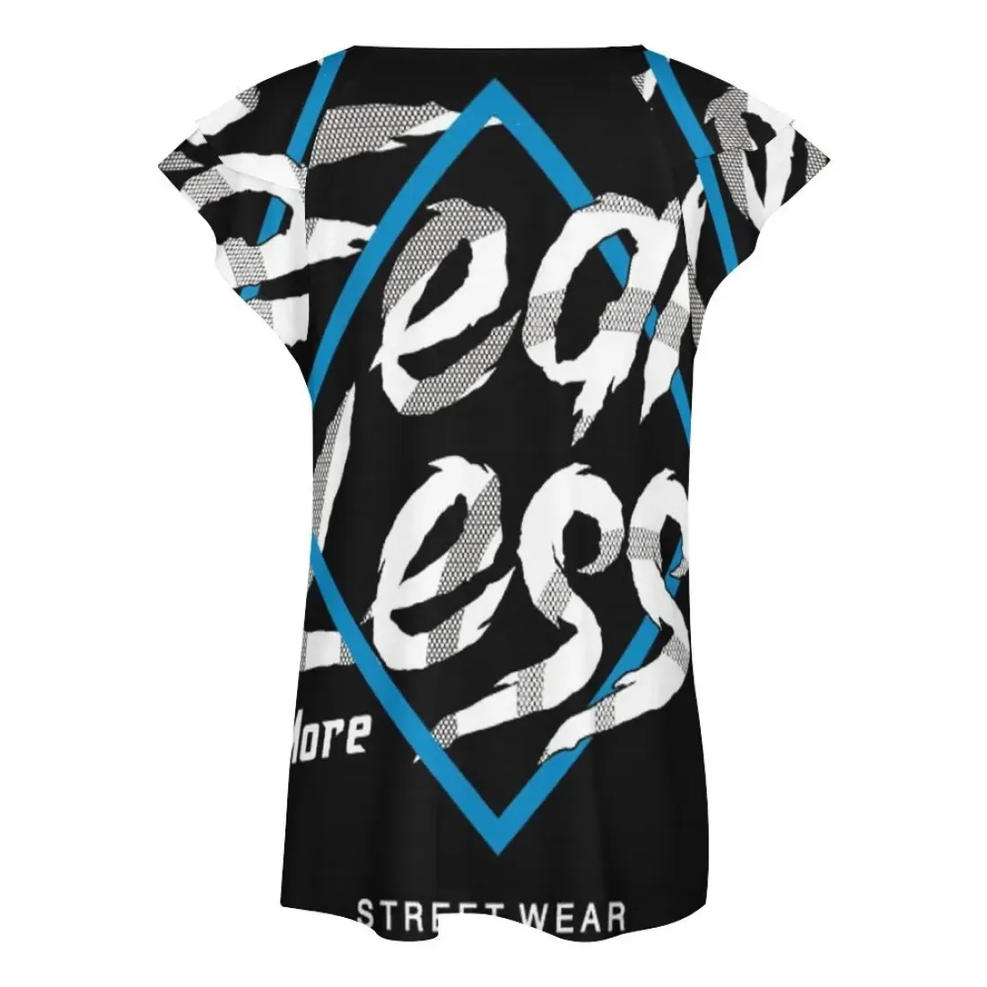 Lotus Leaf Short-Sleeve V-Neck T-Shirt — photo 4