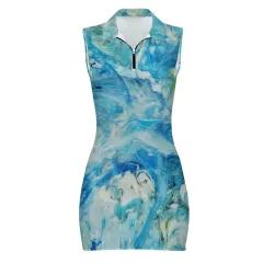 Polo Sleeveless Zip Up Dress thumbnail 3