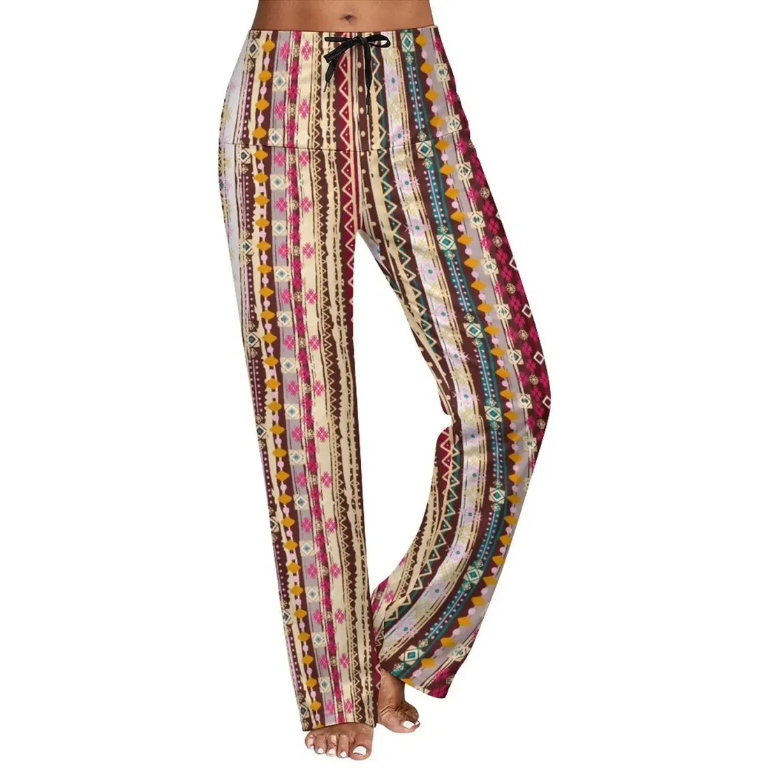 Women's Straight Drawstring Yoga Pants — photo 2
