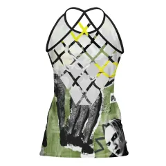 Women's Criss-Cross Open Back Tank Top thumbnail 2