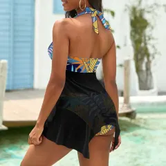 Split Skirt Swimsuit (QZ6081) thumbnail 6