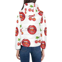 Women's Padded Hooded Jacket (ModelH46) thumbnail 2