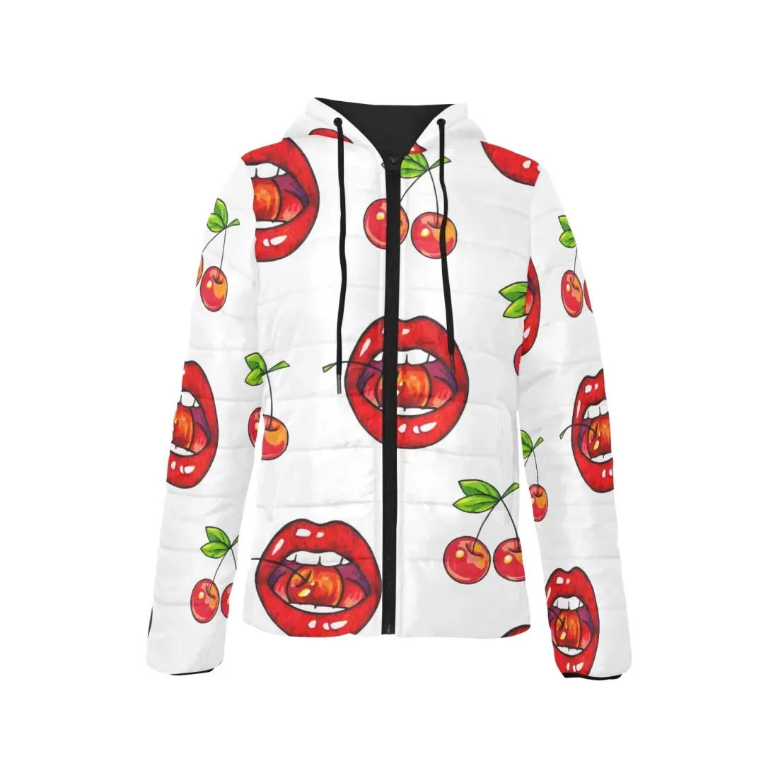 Women's Padded Hooded Jacket (ModelH46) — photo 3
