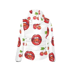 Women's Padded Hooded Jacket (ModelH46) thumbnail 4