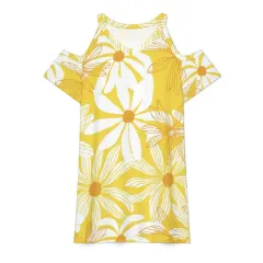 Cold Shoulder Short Sleeve V Neck Dress thumbnail 2